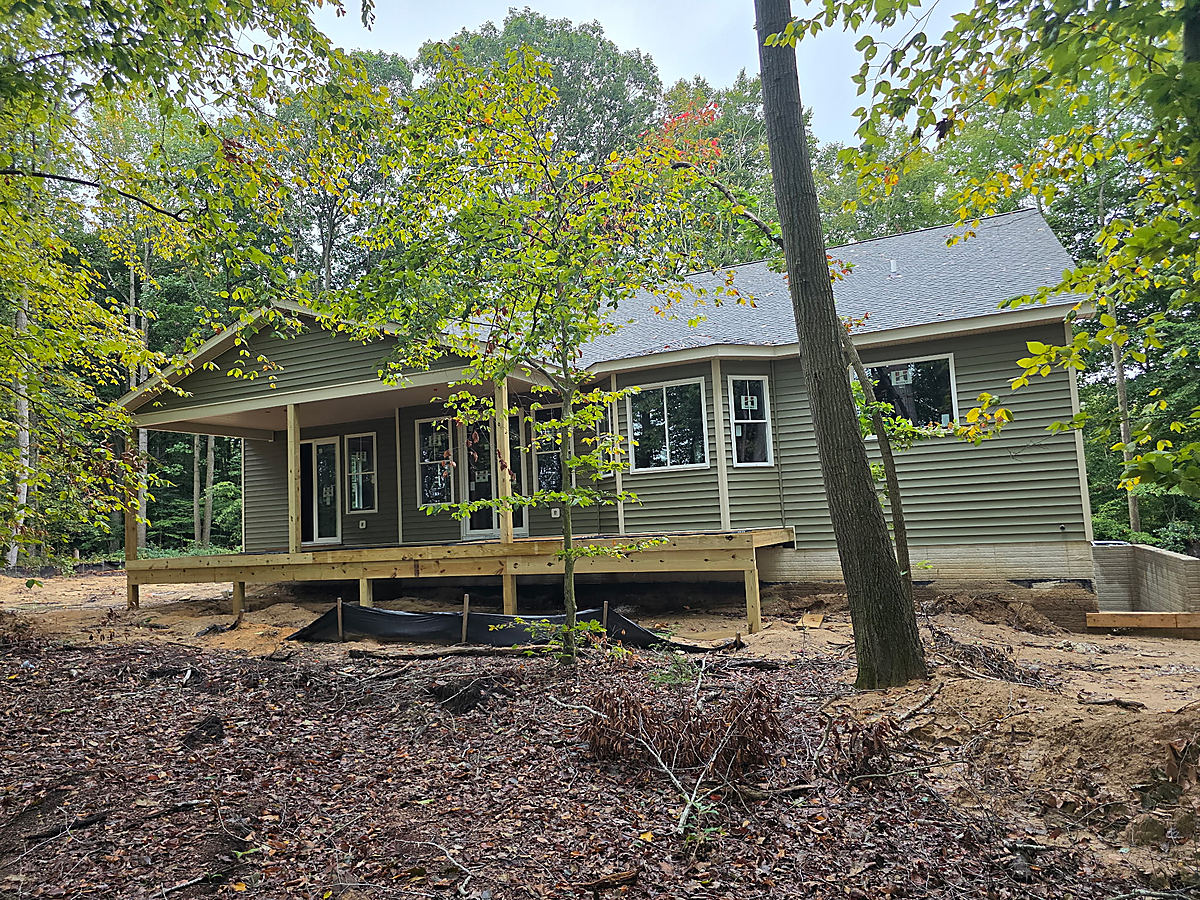 Under construction in Cordova: the rendering from the rear