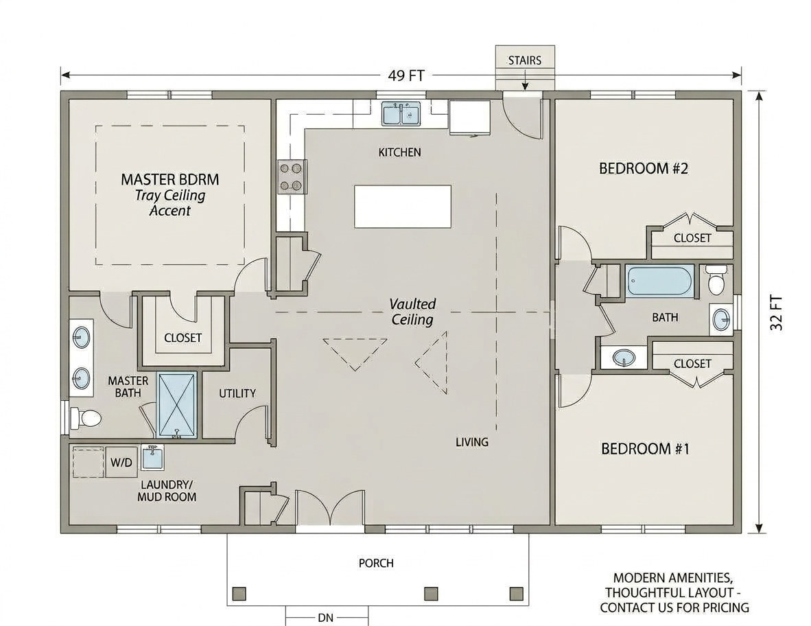 The Cambridge floor plan
