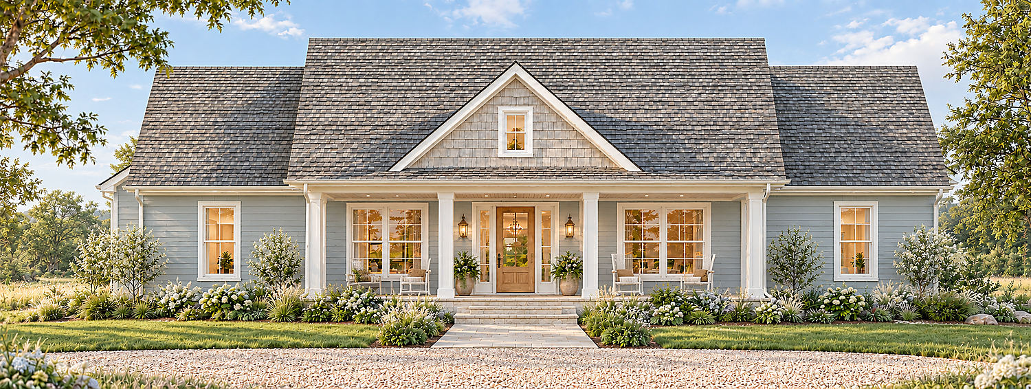 The Choptank model home, front rendering