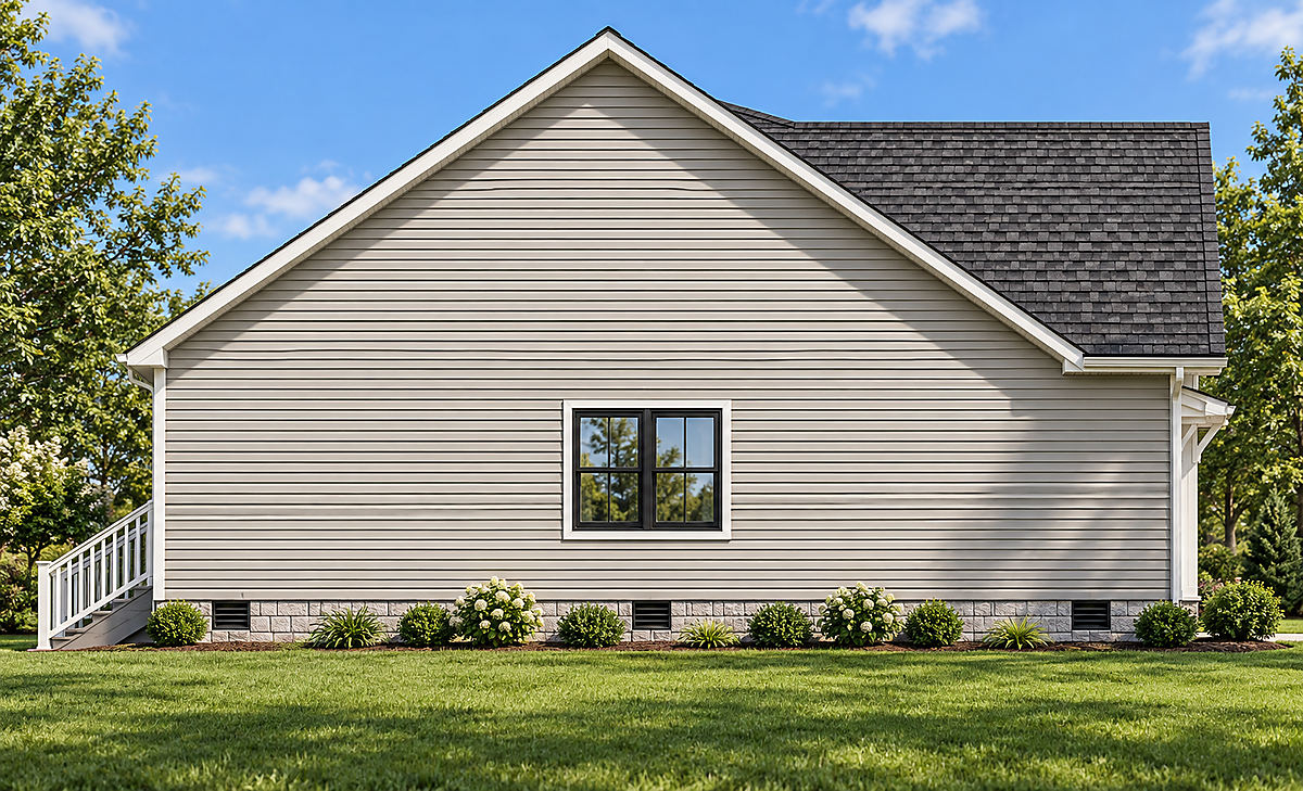 The Cordova, left side elevation rendering