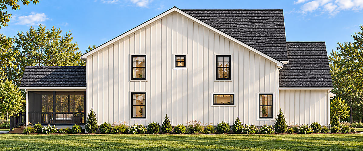 The St. Michaels, left side elevation rendering