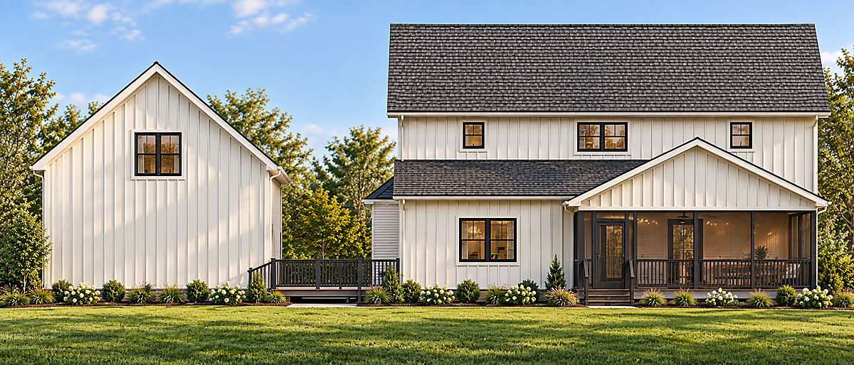 The St. Michaels, rear elevation rendering