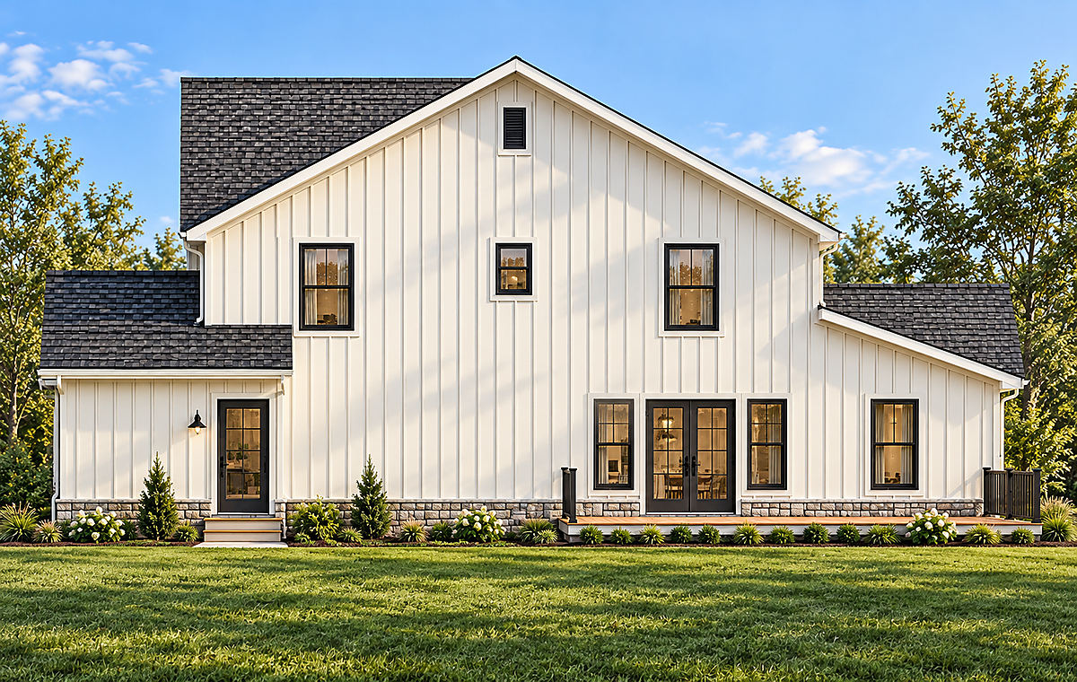 The St. Michaels, right side elevation rendering