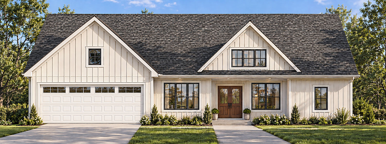 The Wye River model home, front rendering